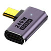 3 Pack Xclio USB4/3 TB4 Type-C Right Angle Adapters 3 different Angles 240W 40Gbps Certified