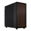Fractal North XL Charcoal Wod Mid Tower Chassis, Mesh Side Panel, 3x 140mm Fans, mITX/mATX/ATX/E-ATX