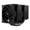 CORSAIR A115 Dual-Tower Cooler, 2x AF140 Elite PWM Fans, Nickle Fins, 6x Heatpipes, 84.5CFM, 33.9 dBA, Intel/AMD