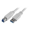 2M Techlink USB3.0 Type A to Type B Printer Scanner Cable White OEM