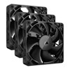 120mm CORSAIR 3 Pack iCUE LINK RX120 Fans, Black, 7 Blade, PWM, Magnetic Dome Bearing, Triple Starter Kit, iCUE Link