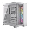 White iCUE LINK - 3x pre-installed Corsair RX120 RGB Fans