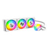 Montech HyperFlow ARGB 360, White, 360mm AIO Hydro CPU Cooler with ARGB Lighting, 3x 120mm ARGB Fans, Intel/AM
