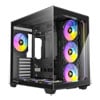 Antec C5 ARGB, Black, Mid Tower Chassis w/ Tempered Glass, 7x 120mm ARGB Fans, USB 3.2 Gen2, ATX/mATX/mITX