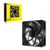 140mm CORSAIR RS140 MAX PWM Thick Fan, Black, 7 Blade, PWM, LCP, Magnetic Dome, Single Pack, 4-pin