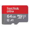 64GB SanDisk Ultra MicroSDXC Memory Card, A1, UHS-I Class 1 (U1), Class 10, 140MB/s Read, SD Adapter Included