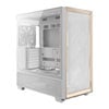 White/Wood - 4x pre-installed 120mm fans, 1x pre-installed 140mm fan