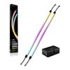 CORSAIR LS430 Aurora RGB 430mm Light Strip Kit, 2x Magnetic Diffused ARGB LED Strips, 49 LEDs, iCUE Adapter