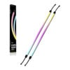 CORSAIR LS430 Aurora RGB 430mm Light Strips, 2x Magnetic Diffused ARGB LED Strips, 49 LEDs, iCUE Adapter Cable