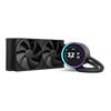 NZXT Kraken Elite 240 Black, 240mm All-In-One Hydro CPU Cooler, 2x 120 PWM Fans, 2.72" IPS LCD Screen, Intel/AMD