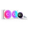 NZXT Kraken Elite 280 RGB, White, 280mm All-In-One Hydro CPU Cooler, 2x 140 RGB Fans, 2.72" IPS Screen, Intel/AMD