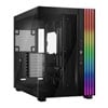 be quiet! Light Base 900 DX, Black, w/ Tempered Glass Window, ARGB LED Strip, USB 3.2 Gen2, E-ATX/XL-ATX/ATX/mATX/mITX
