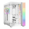 be quiet! Light Base 900 FX, White, w/ Tempered Glass Window, 4x ARGB Fans, ARGB Strip, USB Type-C, ATX/mATX/mITX