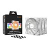 120mm be quiet! Light Wings LX High Speed Triple Pack(3), White, 9 Blade, 2100RPM, Upto 61.8CFM Airflow, 30.9dB Max