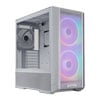 Lian Li LANCOOL 216, White, RGB, Mid Tower Chassis, Tempered Glass Window, 2x 160mm Fans, USB 3.0, E-ATX