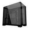 Lian Li O11 Vision Compact, Black, Dual Chamber Mid Tower Chassis, 3x Tempered Glass Window, USB 3.0