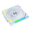120mm Lian Li UNI FAN SL Wireless, White ARGB, 7-Blade, 2000RPM, 69.8CFM, FDB, L-Connect, Single Fan, 4-Pin PWM
