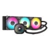 Corsair NAUTILUS 360 RS ARGB AIO CPU Cooler, Black, 3x 120mm ARGB RS120, Copper Coldplate, Aluminium Radiator, Intel/AMD