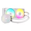 CORSAIR NAUTILUS 240 RS ARGB AIO CPU Cooler, White, 2x 120mm ARGB RS120, Copper Coldplate, Aluminium Radiator, Intel/AMD