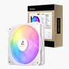 120mm Antec P12R ARGB Reverse Blade Fan, White, 9 Blade, 600-1500rpm, 61.46CFM, 29.5dBA, Hydraulic Bearing, 4-Pin PWM