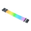Lian Li Strimer Wireless ARGB Extension Cable, 2 x 8-Pin CPU, 8 Light Guides, 88 LEDs, L-Connect 3, 340mm