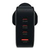 4 Port Xclio 140W GaN3 UK Wall Charger, PD3.1, Quick Charge QC4+, 2x 140W USB-C, 1x 30W USB-C, 1 x USB A