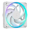 120mm Fractal Design Momentum 12 RGB, 7 Blade, PWM, 350-2200rpm, 62.44CFM, 28.03 dbA, FDB, Fractal Connect, White