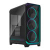 Fractal Design Meshify 3 Amb Pro, Black, Mid Tower w/ Light TG, 3x 140mm Fans, USB 3.2 Gen2,  E-ATX / ATX / mATX/ mITX