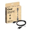 1.6M Club3D CAC-1092 DisplayPort 2.1 (M) to DisplayPort 2.1 (M) Bidirectional Cable, Black, 8K@60Hz, DP80 Compliant