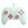 8BitDo Ultimate 2C Controller, Mint, PC/Android, Wired, Hall Effect Joysticks and Triggers, Refined D-pad and Bumpers