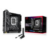 ASUS ROG STRIX B860-I GAMING WIFI, Intel B860, LGA1851, DDR5, PCIe 5.0, 2x M.2, 2.5GbE/WiFi7, USB 4.0, mITX