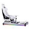 Thermaltake GF500 Snow Flight Simulator Cockpit, White, RGB, Aluminium / Steel Frame, Fiberglass Seat, Adjustable Mounts 