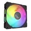 120mm TUF Gaming TR120 ARGB Single Fan, Black, 7 Blade, Hydraulic Bearing, Upto 2000RPM, 77.4CFM, 29dBA, PWM