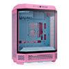 Thermaltake The Tower 600, Pink, Mid Tower Chassis w/ Tempered Glass Window, 2x 140mm Fans, mITX / mATX / ATX