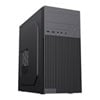 CIT Mentor MicroATX Office PC Chassis, Black, 1x 80mm Fan, 1x USB 3.1 Type C, 2x USB 3.0, HD Audio, mITX/mATX