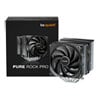 be quiet! Pure Rock Pro 3, Silver, Dual Tower, 6 Heatpipes, 2 x 120mm Pure Wings 3 Fan, Aluminium / Copper, 250W TDP