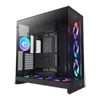 NZXT H9 Flow RGB+ (2025), Dual Chamber Mid Tower, Black, 6x 140mm RGB Core, Reverse Connection, E-ATX, mATX, mITX