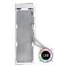 Lian Li Hydroshift II LCD-C 360N 360mm AIO Liquid CPU Cooler, White, Fanless, 2.1" LCD Display, Aluminium