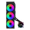 Lian Li 360mm Hydroshift II LCD-C 360CL AIO Liquid CPU Cooler, Black, 3x ARGB UNI FAN CL, 2.1" LCD Display, Aluminium