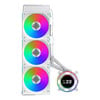 Lian Li 360mm Hydroshift II LCD-C 360CL AIO Liquid CPU Cooler, White, 3x ARGB UNI FAN CL, 2.1" LCD Display, Aluminium