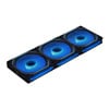 120mm Lian Li UNI FAN SL-INF, Reverse Flow, Black, ARGB, 9-Blade, 2100RPM, 61.3CFM, FDB, 3 Pack, UNI Hub, L-Connect