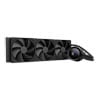 NZXT Kraken Plus AIO CPU Cooler, Black, 360mm AIO Hydro Cooler, 3 x 120mm Fans, 1.54" 30Hz LCD CPU Block, Intel, AMD