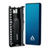 Arctic Ratchet Screwdriver Toolkit, Aluminium Housing, Magnetic Bit Holder, Adjustable Ratchet, Integrated Magazine