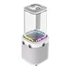 440ml CORSAIR iCUE LINK XD6 RGB ELITE Pump Reservoir Unit, White, 22x ARGB LEDs, FlowDrive Max Pump, Clear Nylon, G1/4