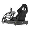 Fanatec Clubsport GT Cockpit with GT Cockpit Seat, Black, Adjustable, VESA-Mount, Steel Frame, Breathable Fabric