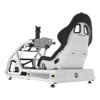 Fanatec Clubsport GT Cockpit with GT Cockpit Seat, White, Adjustable, VESA-Mount, Steel Frame, Breathable Fabric