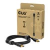 2M Club3D CAC-1094 DisplayPort 2.1 (M) to DisplayPort 2.1 (M) Bidirectional Cable, Black, 8K@240Hz, DP80 VESA Certified