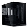 Lian Li O11D Mini V2 Black, Dual Chamber Compact Mid Tower Chassis, Tempered Glass Window, USB 3.0, ATX / mATX / mITX