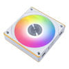 120mm Lian Li UNI FAN CL Wireless, Reverse Flow, White ARGB, 9-Blade, 2100RPM, FDB, L-Connect, Single Fan, PWM
