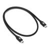 0.8m OWC Thunderbolt 5 Cable, Universal Capability with USB-C / USB4 Devices, DisplayPort Capable, 240W Power Delivery